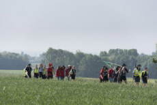 Meaux, pèlerinage inter-scout pour la paix.