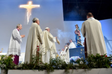 Voyage apostolique du pape François en Suisse, messe à Genève.