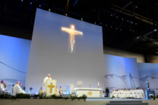 Voyage apostolique du pape François en Suisse, messe à Genève.