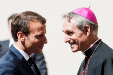 Arrivée du président Emmanuel MACRON au Vatican