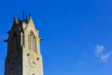 Incendie dans la toiture du clocher de l'église Sainte-Thérèse à Rennes.