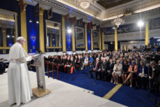 Voyage apostolique du pape François en Irlande.