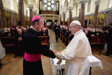 26/08/18 : Le pape François rencontre les évêques à Dublin, Irlande.