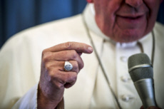 26/08/18 : Conf.de presse du pape François dans l'avion, retour de Dublin.