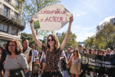Marche pour le climat à Paris.