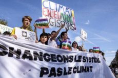 Marche pour le climat à Paris.