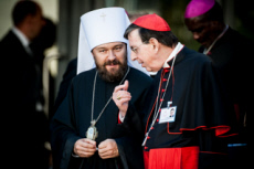 Le métropolite HILARION OF VOLOKOLAMSK et le Card. Kurt KOCH.