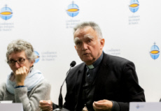 Conférence de presse avec les victimes de prêtres pédophiles