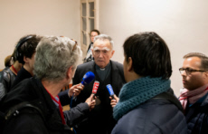 Conférence de presse avec les victimes de prêtres pédophiles