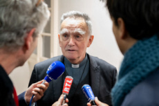 Conférence de presse avec les victimes de prêtres pédophiles