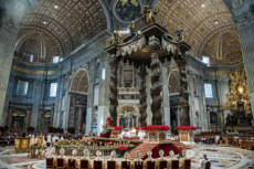 Le pape François célèbre la messe de l’Epiphanie.