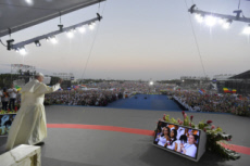JMJ 2019 au Panama. Veillée avec le pape François.