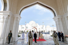 Le pape François à Abu Dhabi, Emirats arabes unis.