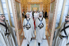 Le pape François à Abu Dhabi, Emirats arabes unis.