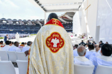 Le pape François aux Emirats arabes unis. Messe à Abu Dhabi.