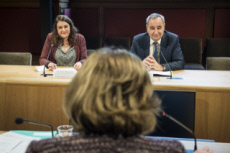 14/02/19 : Sénat, représentants de la Fédération protestante de France.