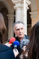 Interview de Mgr Georges PONTIER lors du sommet sur la pédophilie et les abus sexuels à Rome
