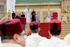 Visite du pape François au Maroc.