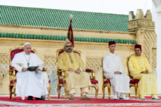 Visite du pape François au Maroc.