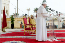 Visite du pape François au Maroc.