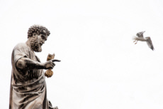 Statue représentant Saint Pierre.