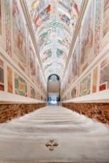 Après restauration, le Saint Escalier sanctuaire de la Santa Scala est ouvert.