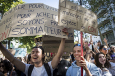 Environnement, grève mondiale pour le climat.