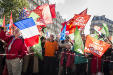 Manifestation contre la réforme de la PMA.