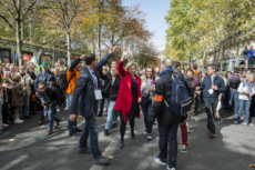 Manifestation contre la réforme de la PMA.