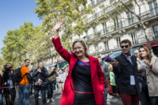 Manifestation contre la réforme de la PMA.
