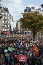Manifestation contre la réforme de la PMA.