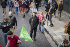 Manifestation contre la réforme de la PMA.