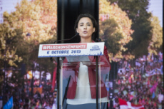 Manifestation contre la réforme de la PMA.