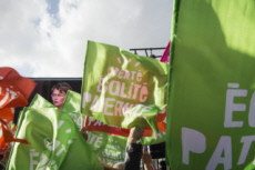 Manifestation contre la réforme de la PMA.