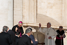 Audience générale du mercredi au Vatican.