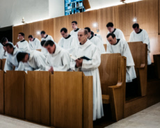 Séminaristes de la communauté Saint Martin.