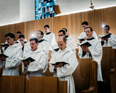 Séminaristes de la communauté Saint Martin.