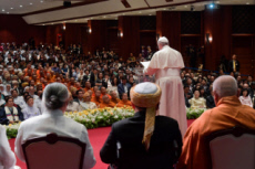 Voyage apostolique du pape François en Asie. Bangkok, Thaïlande.