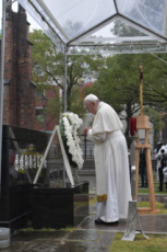 Voyage apostolique du pape François en Asie. Nagasaki, Japon.
