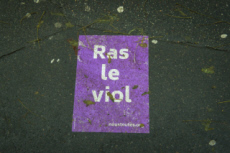 Paris, marche contre les violences sexistes et sexuelles faites aux femmes.