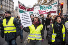 Manifestation contre le projet de réforme des retraites.