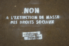 Manifestation contre le projet de réforme des retraites.