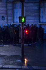 Manifestation contre le projet de réforme des retraites.