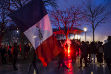 Manifestation contre le projet de réforme des retraites.