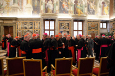 Traditionnels vœux du pape François à la Curie.