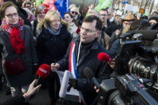 Manifestation contre la réforme de la PMA, la GPA, le projet de loi bioéthique.