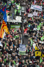Manifestation contre la réforme de la PMA, la GPA, le projet de loi bioéthique.