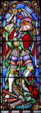 Saint Michel terrassant le dragon.
