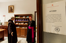 Coronavirus au Vatican, mesures de sécurité.
