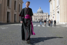 Mgr Pierre-Antoine BOZO, évêque de Limoges, à Rome.